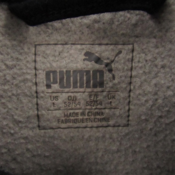 PUMA Gray/Black Zip-Front Jacket Men's L - Picture 8 of 16